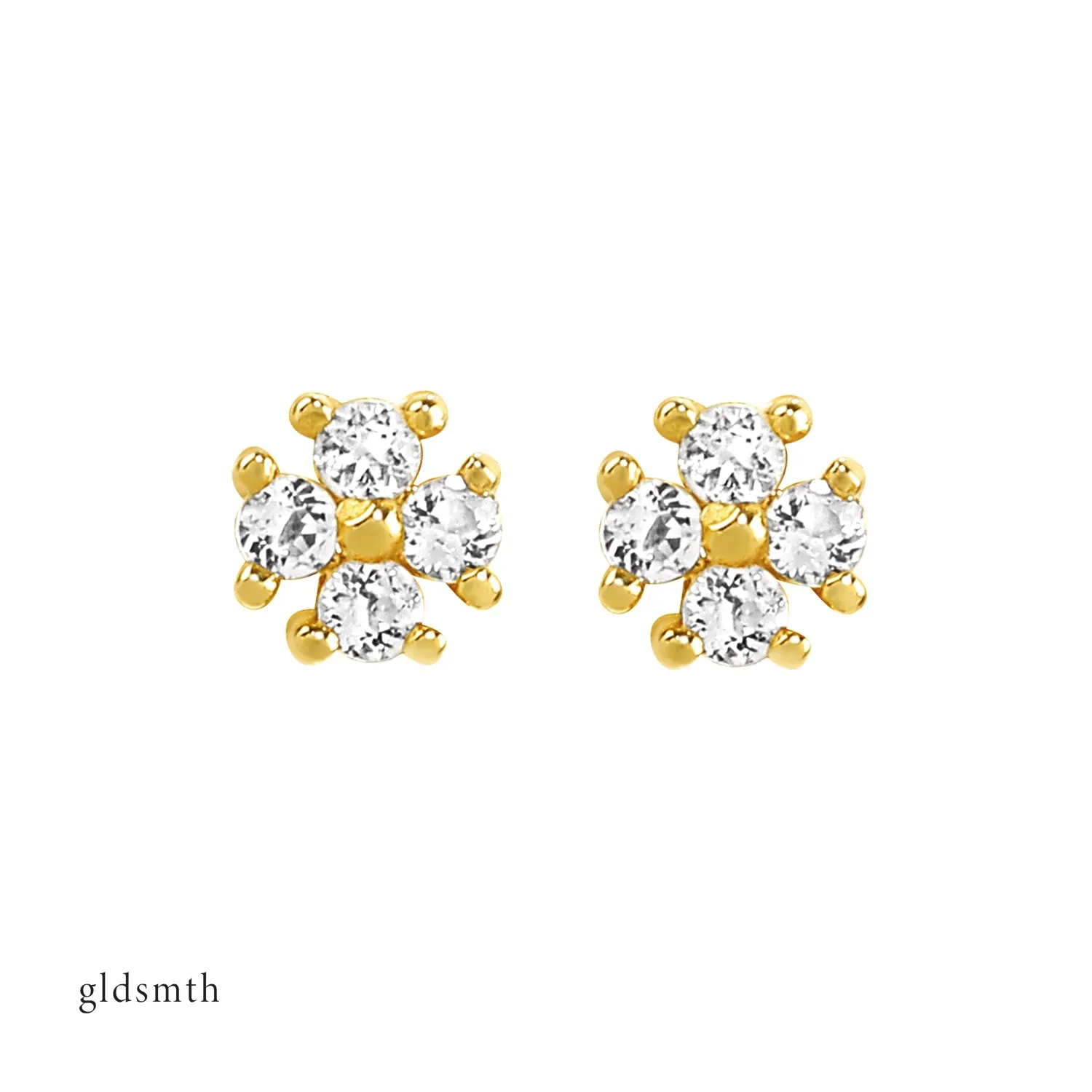14k Gold Priscilla Studs