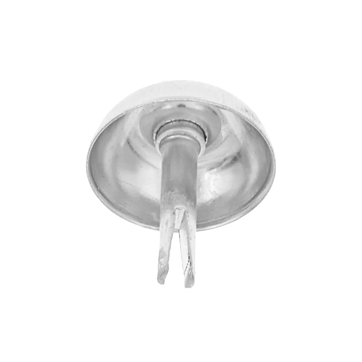 20mm Nickel, Round Handbag Bottom Stud, Steel-PK10, #197-10-16-NP