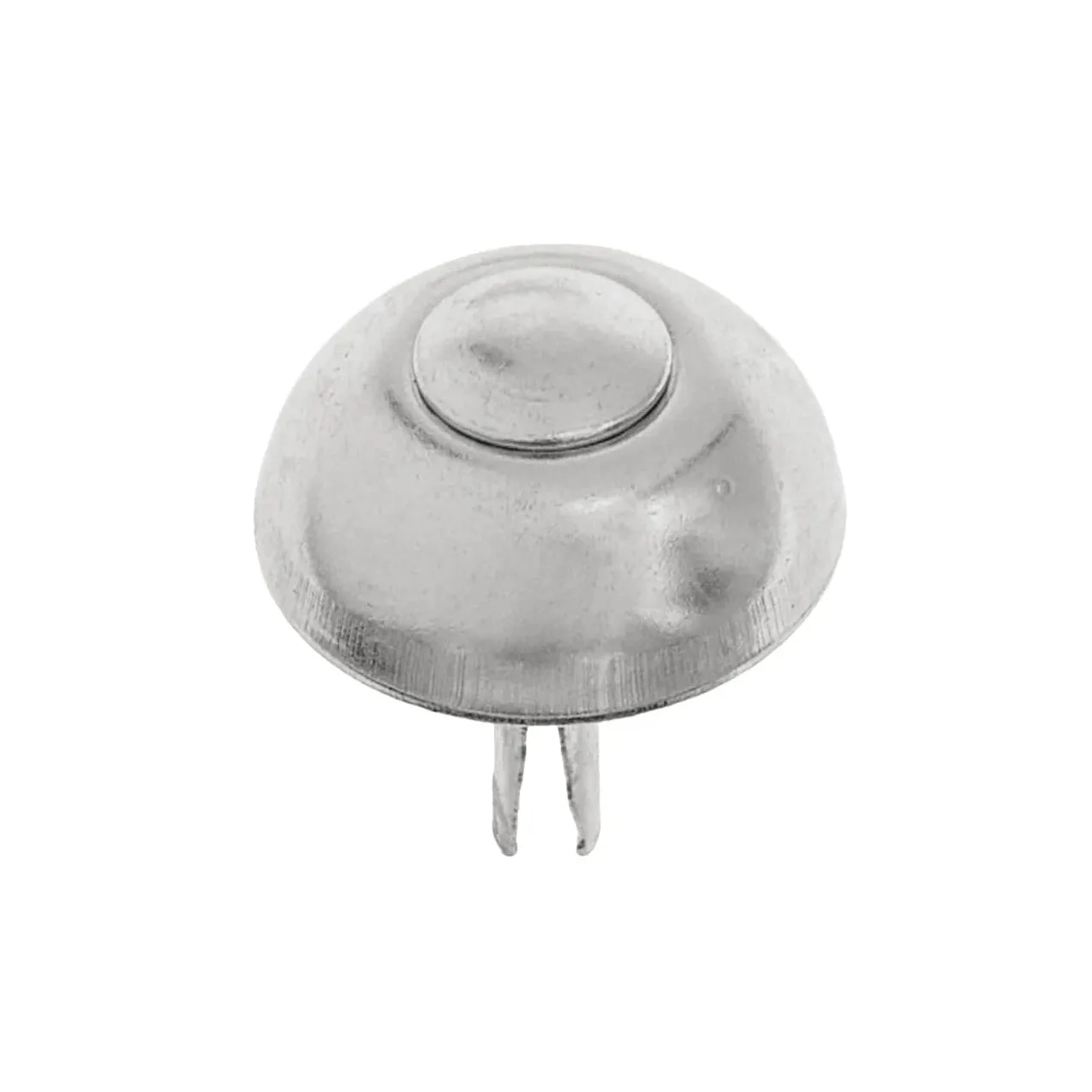 20mm Nickel, Round Handbag Bottom Stud, Steel-PK10, #197-10-16-NP