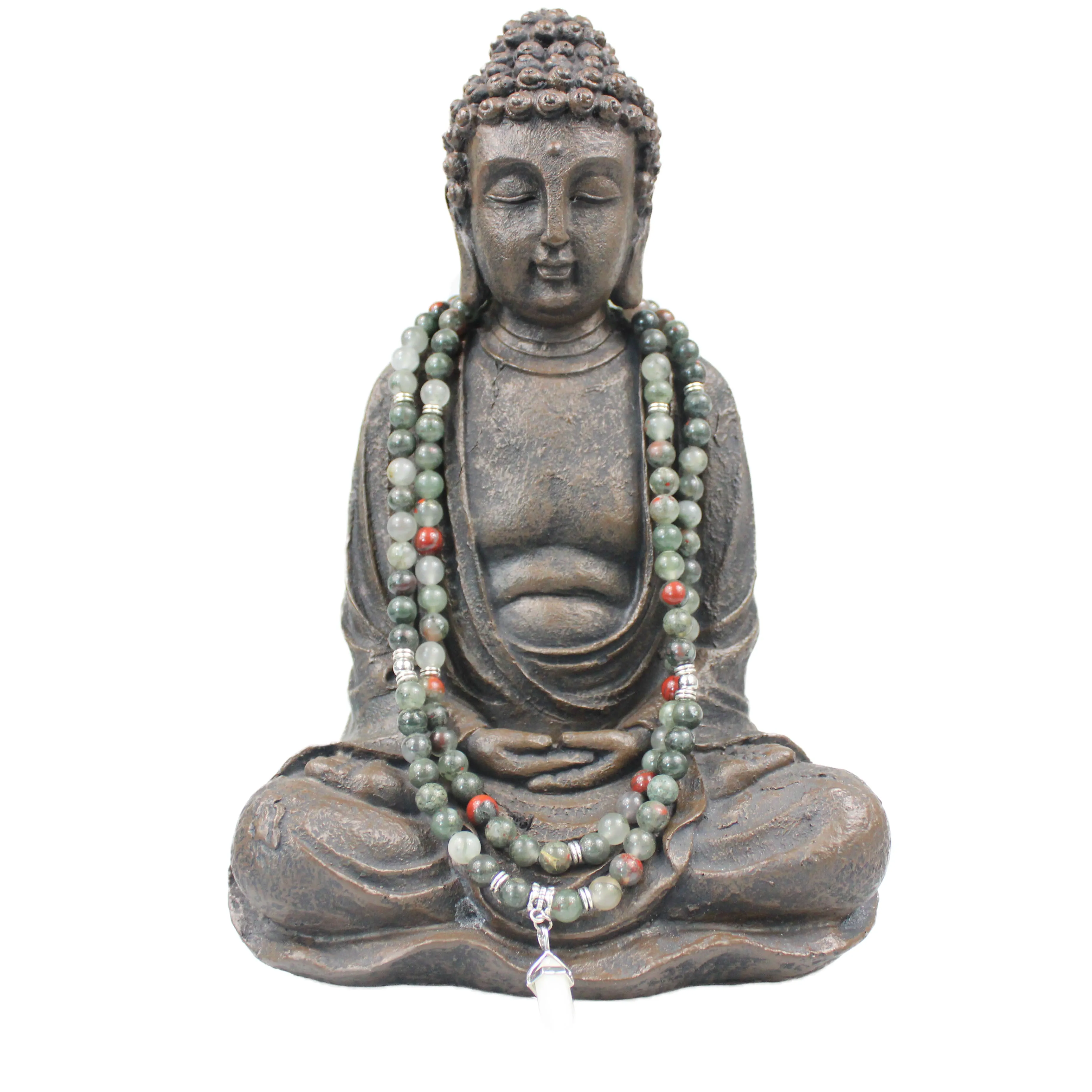 African Bloodstone Mala Prayer Beads