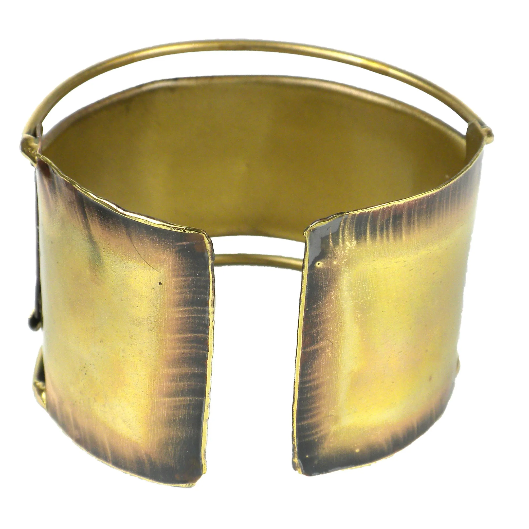 Ancient Diamond-Shaped Cuff Brass Images