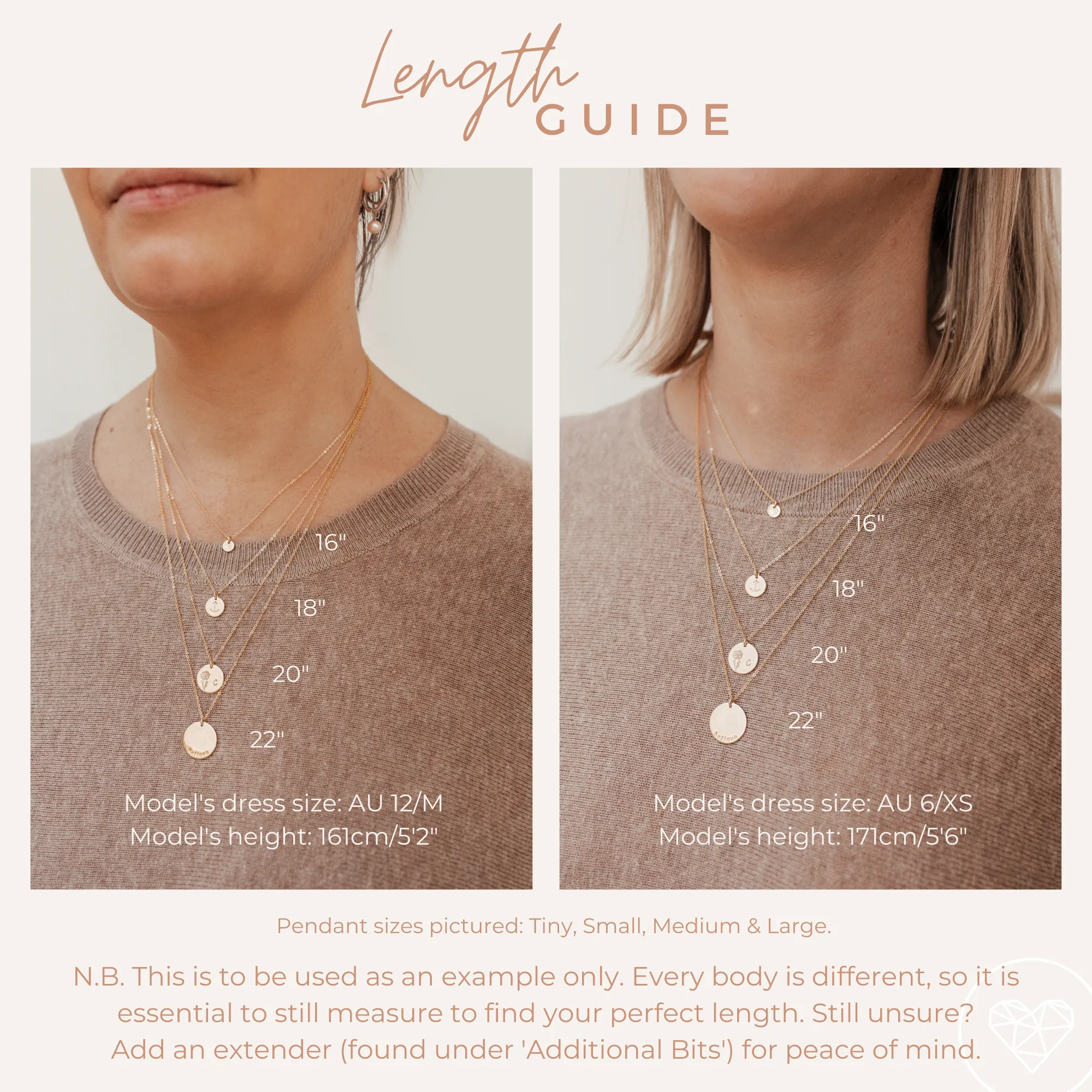 Birthstone Drop Necklace • December