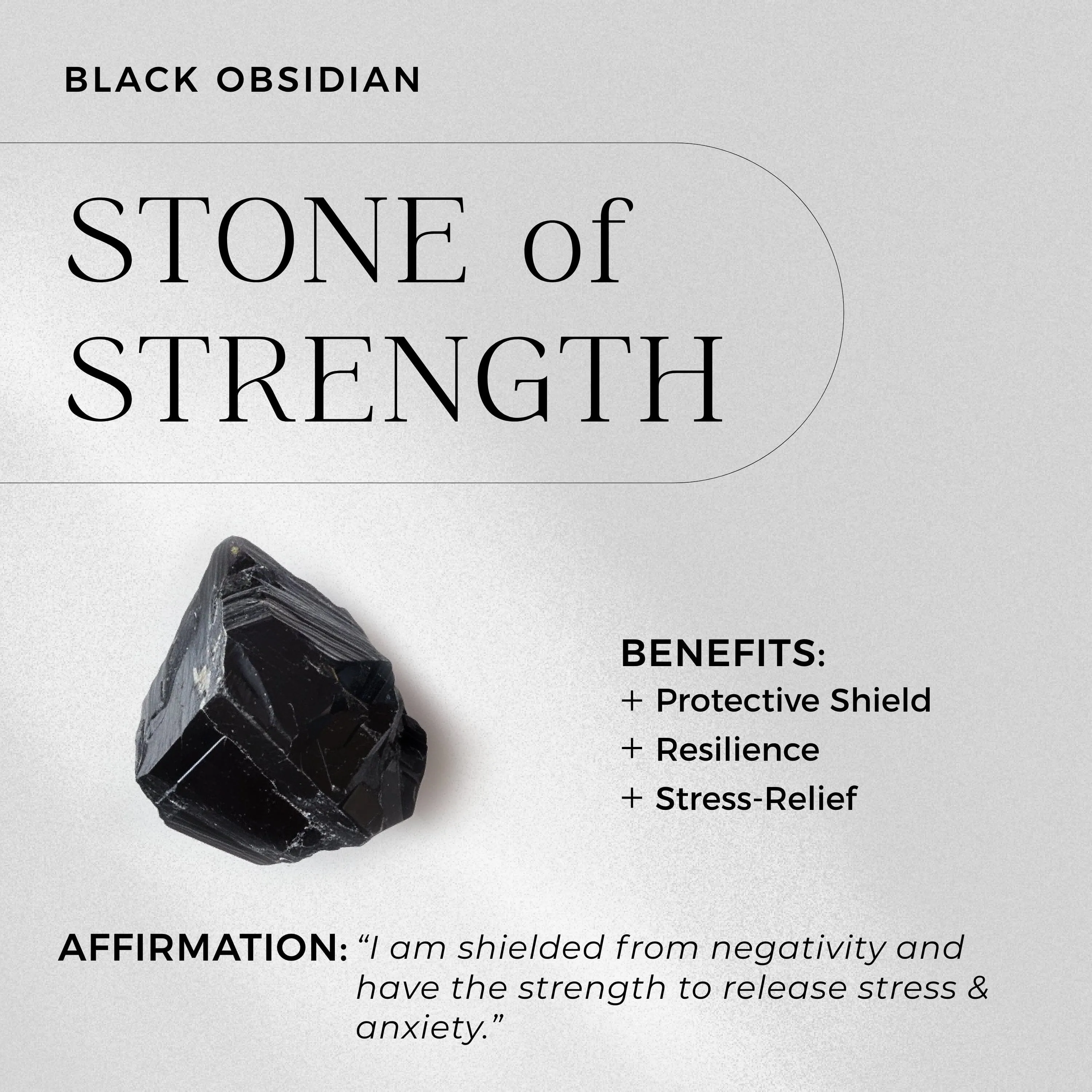 Black Obsidian Ring - Loveliness