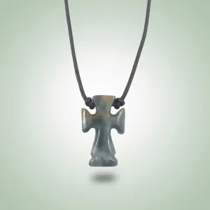 Blue Cross Necklace
