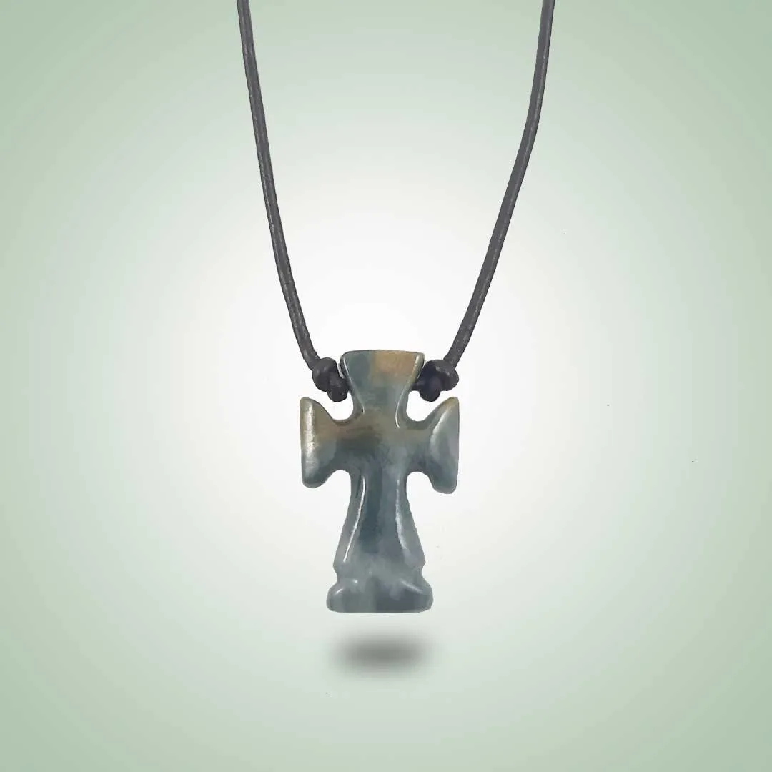 Blue Cross Necklace