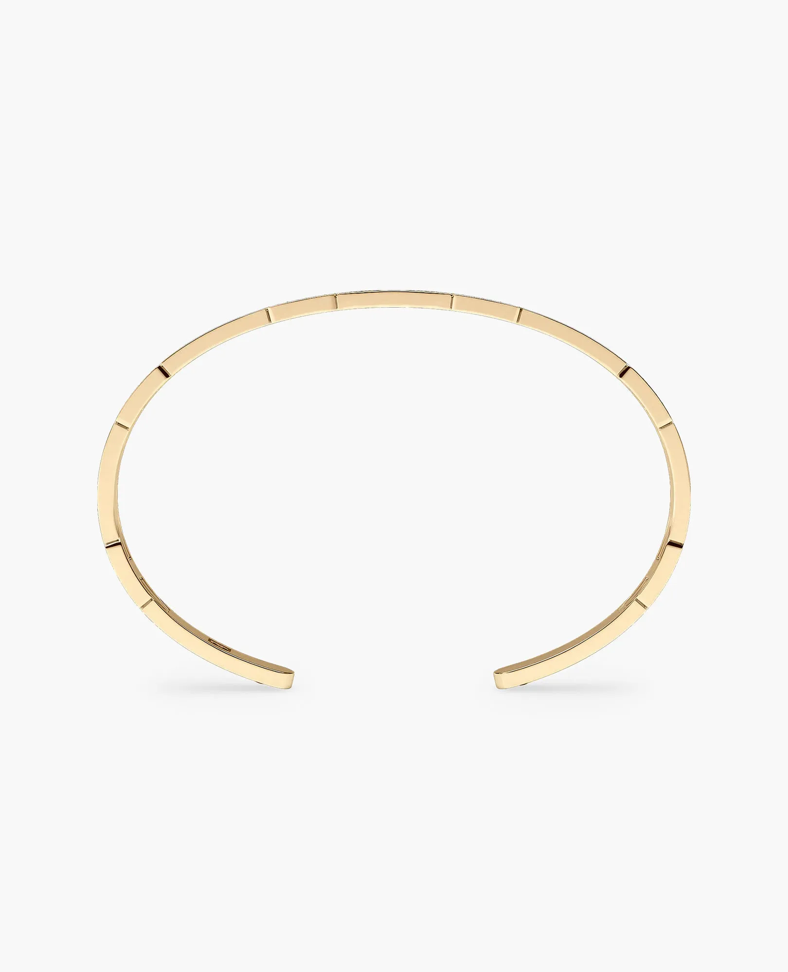 BRIGGS Gold Cuff Bangle Bracelet with Diamonds