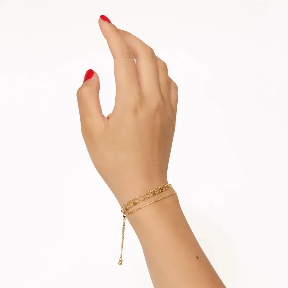Chain Trio Strand Bracelet