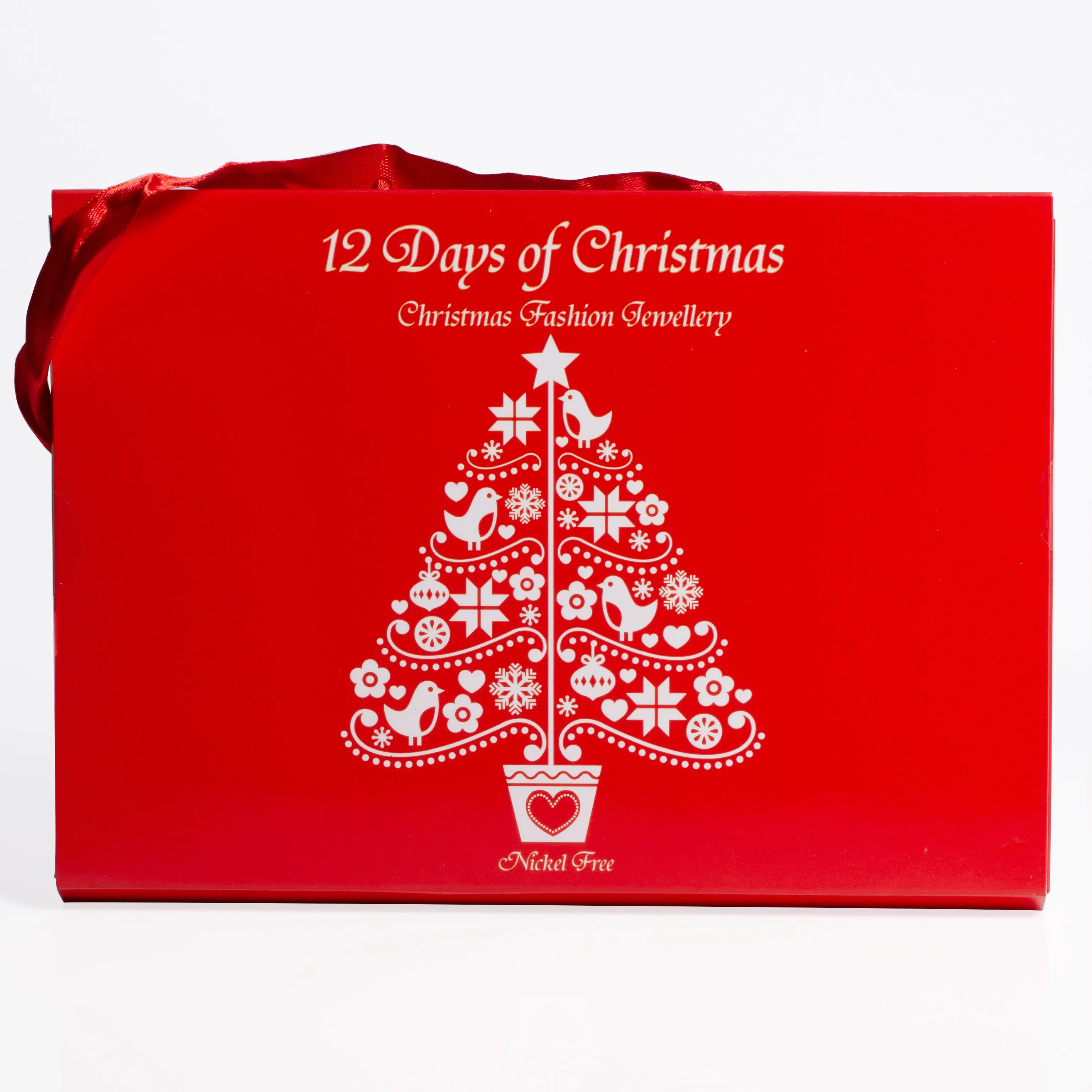 Christmas Advent Calendar Necklace Bracelet Stud Earrings Jewelry kids Gift set