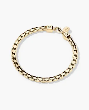 EDGE BOX Bracelet in Gold