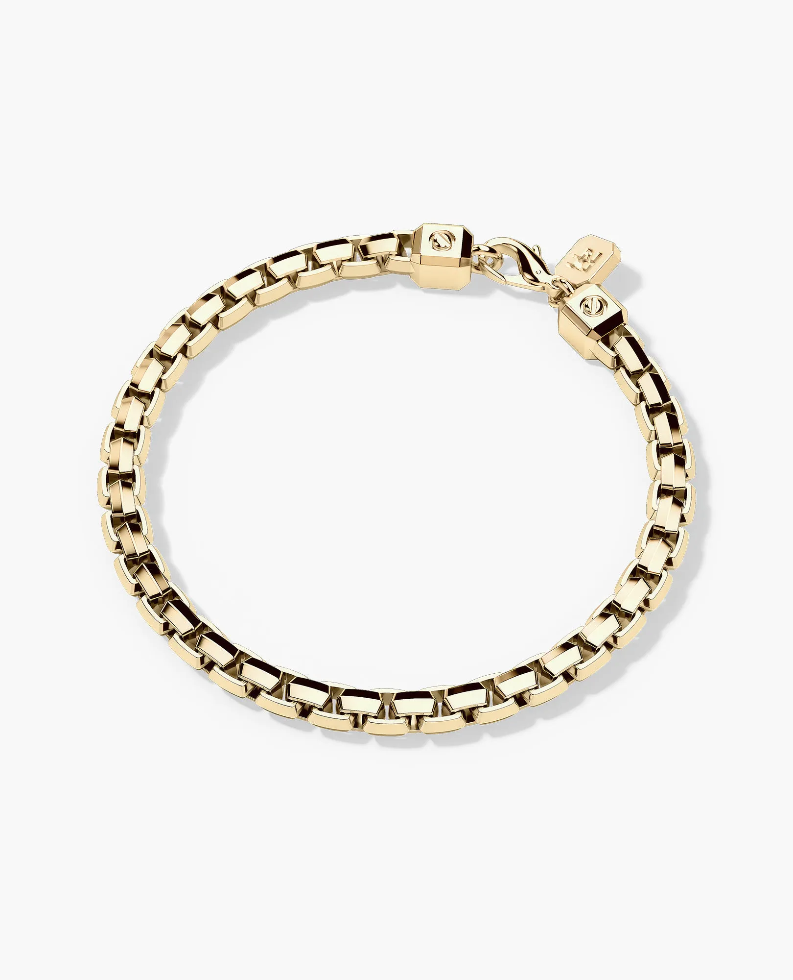 EDGE BOX Bracelet in Gold
