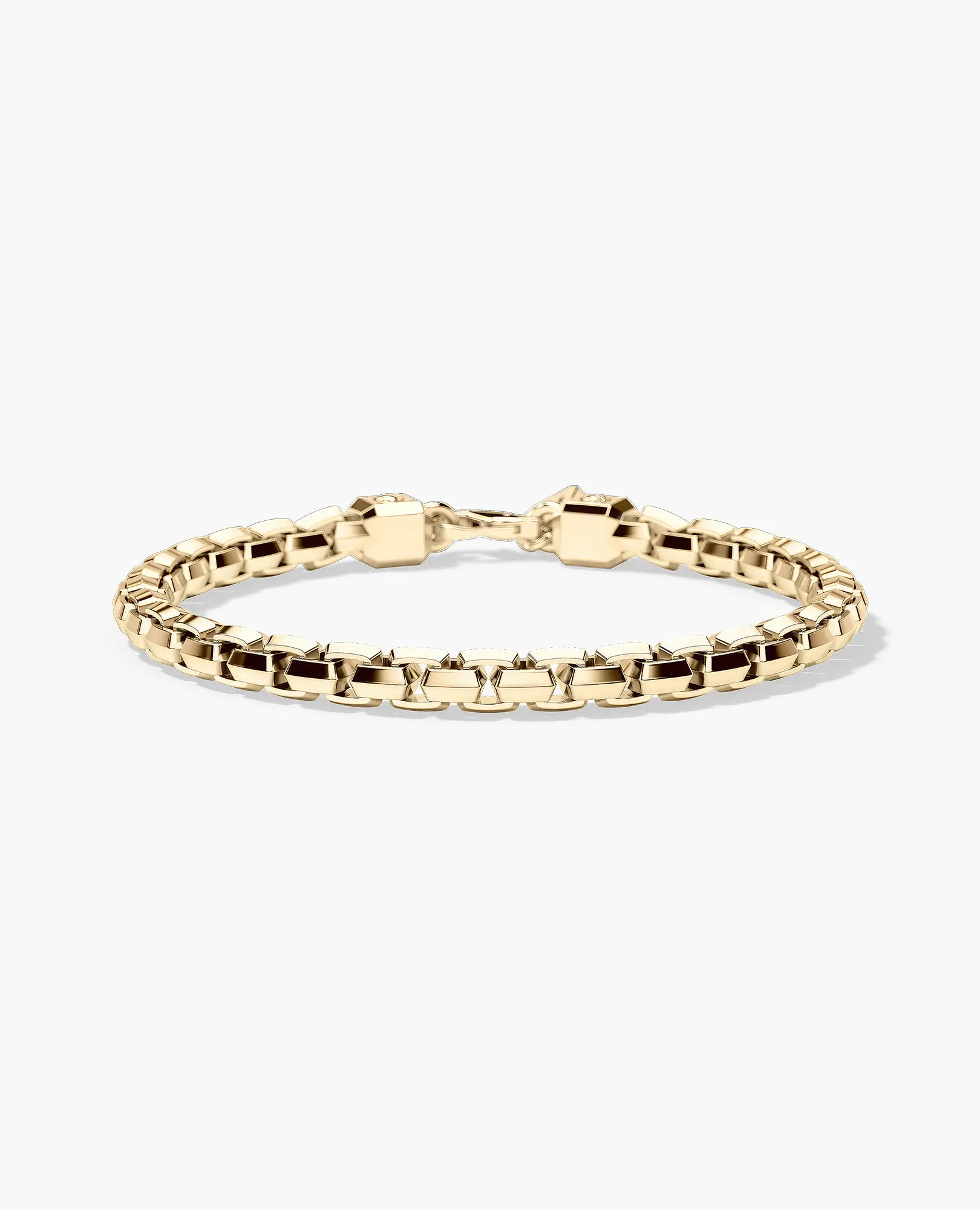 EDGE BOX Bracelet in Gold