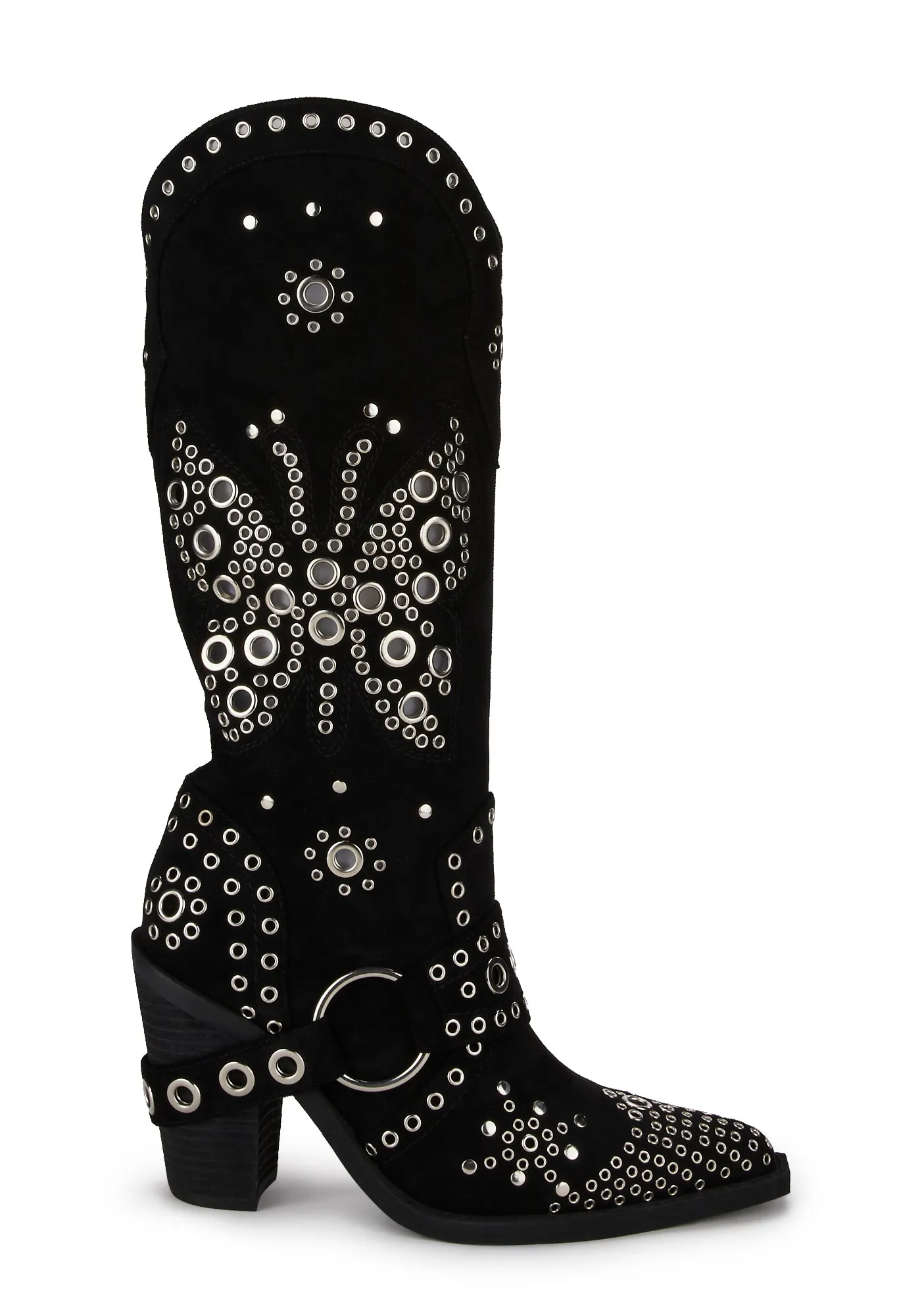 Flight Risk Cowboy Boots - Suede