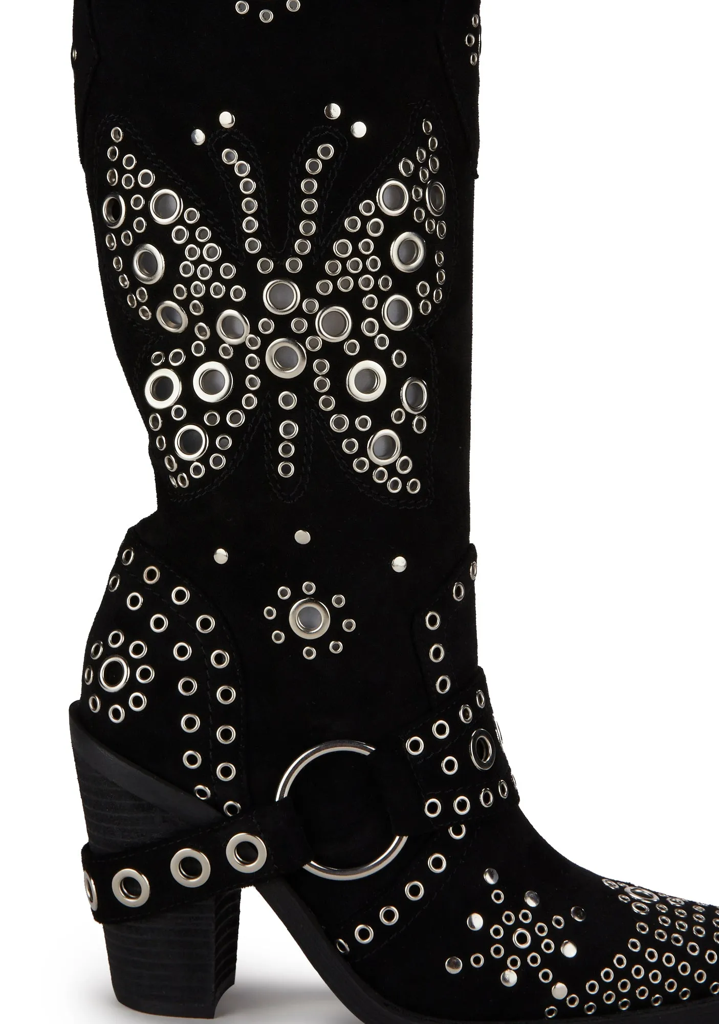 Flight Risk Cowboy Boots - Suede