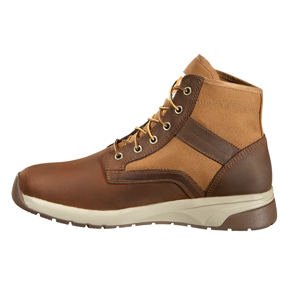 FORCE 5-INCH LIGHTWEIGHT SNEAKER COMPOSITE TOE BOOT - BRN-Brown Leather And Tan Duck | Carhartt FA5415-M