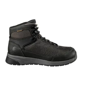 FORCE 6-INCH WATERPROOF NANO COMPOSITE TOE BOOT - BLK-Black Tectuff And Grey 1260D Nylon | Carhartt CMA6421