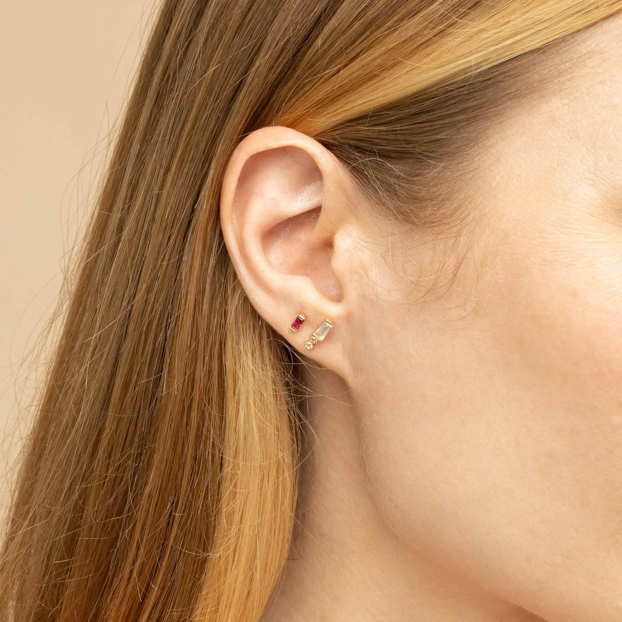 Fresco Baguette Micro Studs