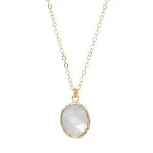 Gina Freeform Necklace in Moonstone