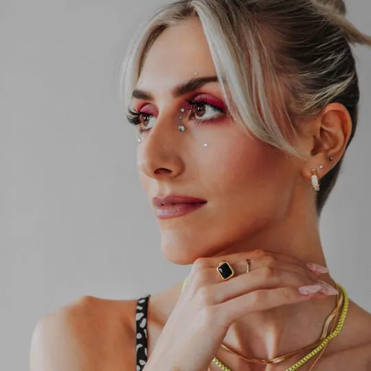 Hailey Jane Erika Earrings (Ivory, Pink or Blue Opal)
