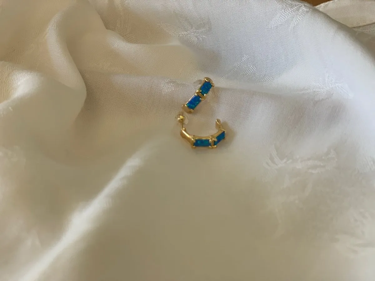 Hailey Jane Erika Earrings (Ivory, Pink or Blue Opal)
