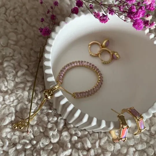 Hailey Jane Erika Earrings (Ivory, Pink or Blue Opal)