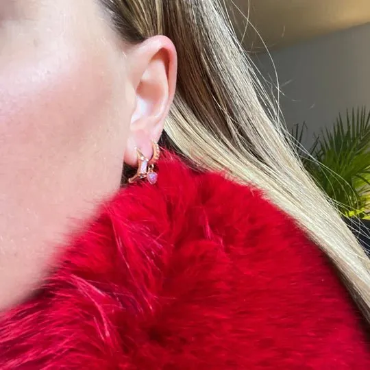 Hailey Jane Erika Earrings (Ivory, Pink or Blue Opal)