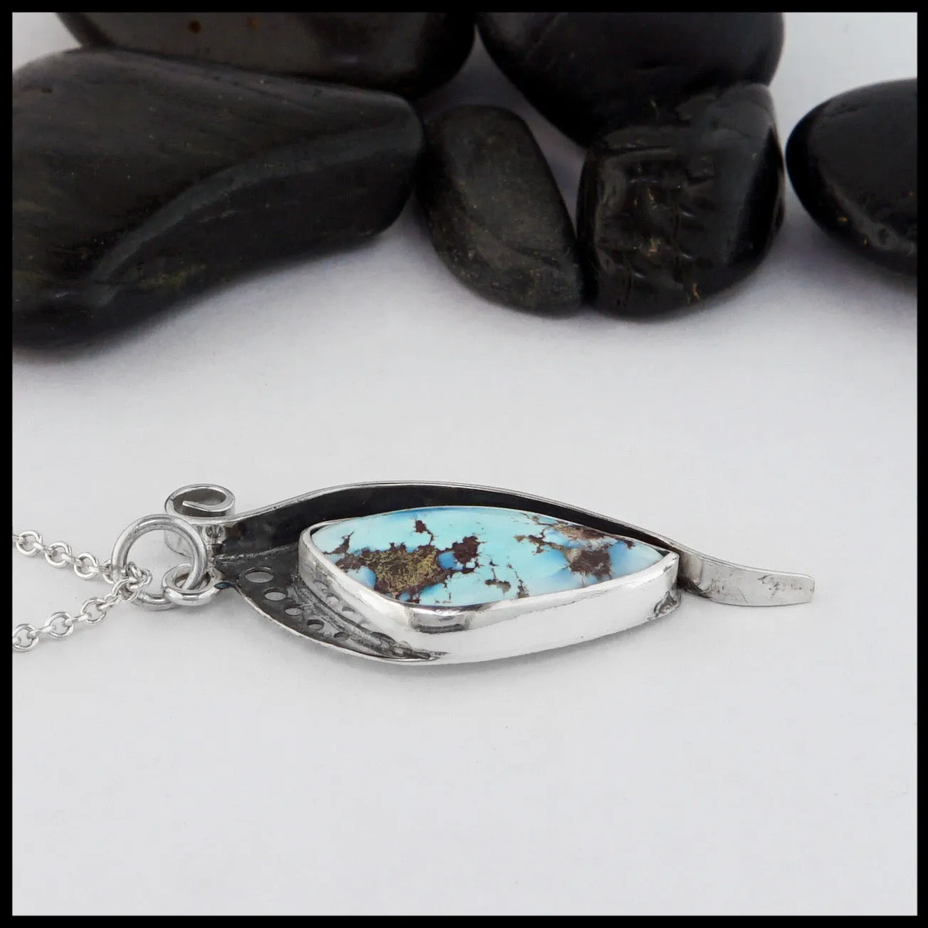 Lavender Turquoise Pendant