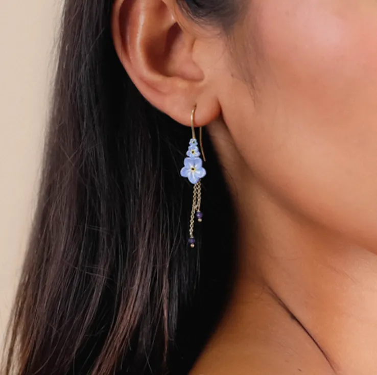 NEELA Forget Me Not XL Earring