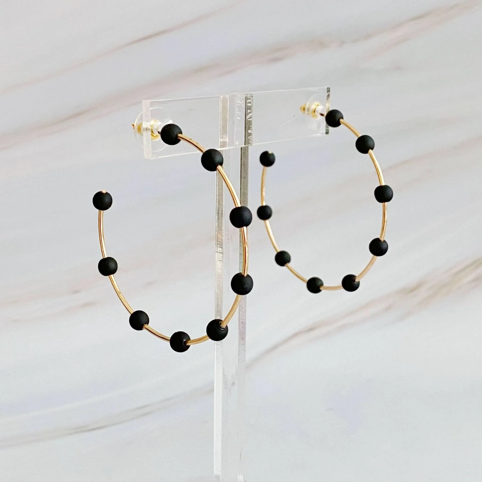 On Cloud Nine Hoop Earrings