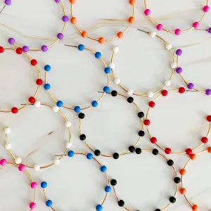On Cloud Nine Hoop Earrings