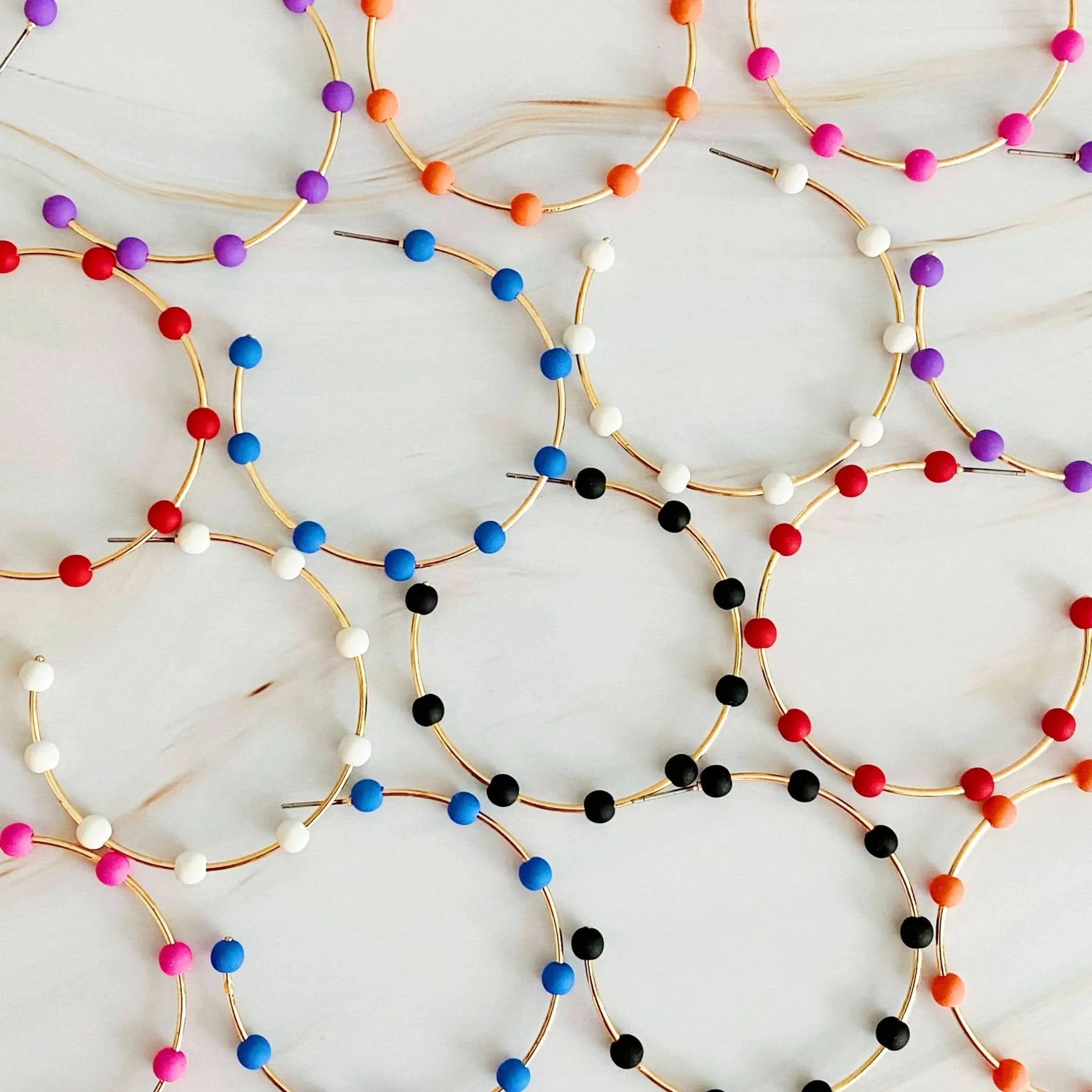 On Cloud Nine Hoop Earrings