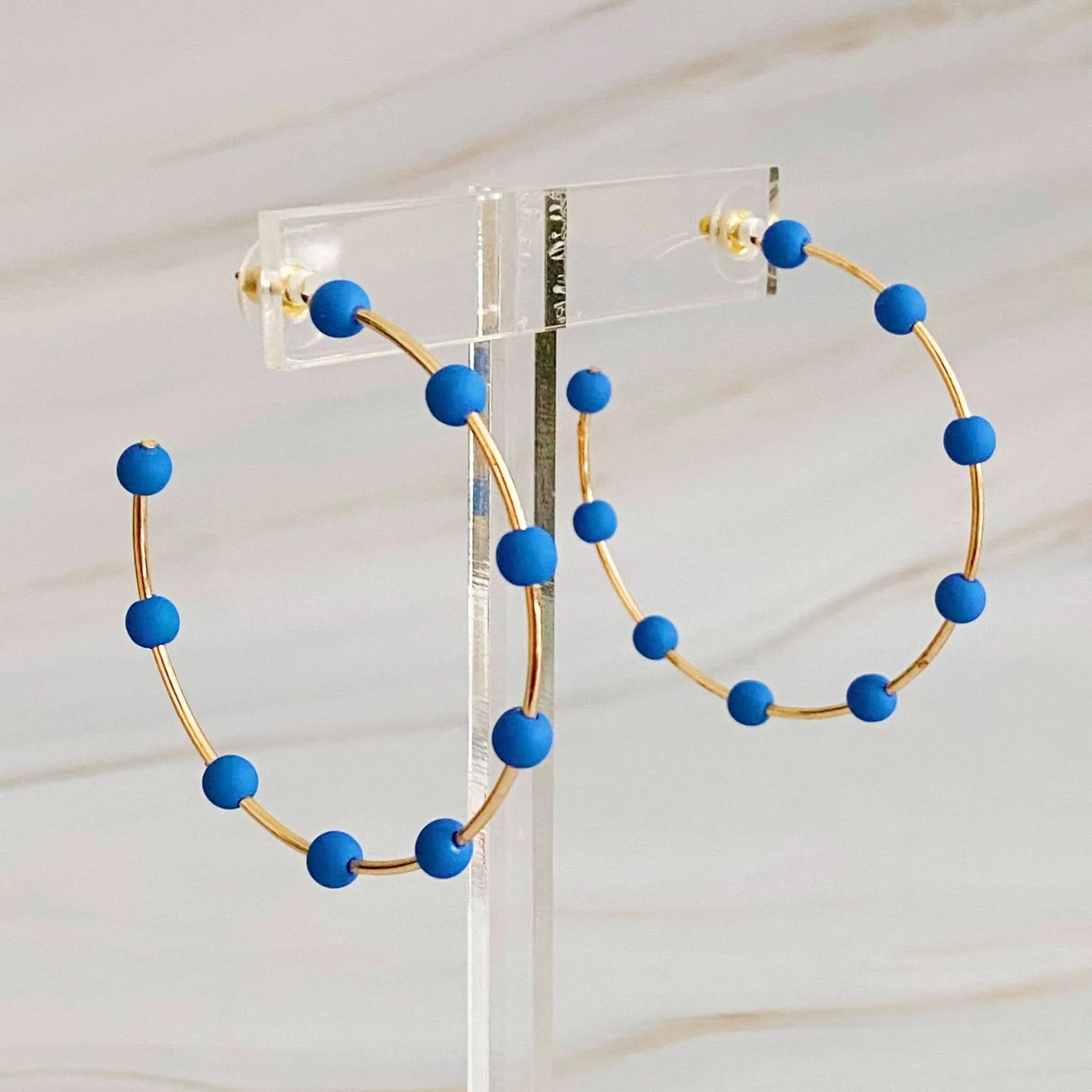 On Cloud Nine Hoop Earrings