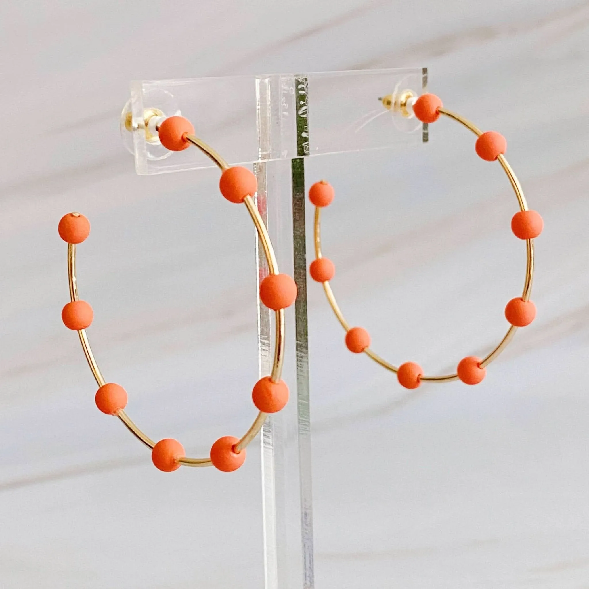 On Cloud Nine Hoop Earrings