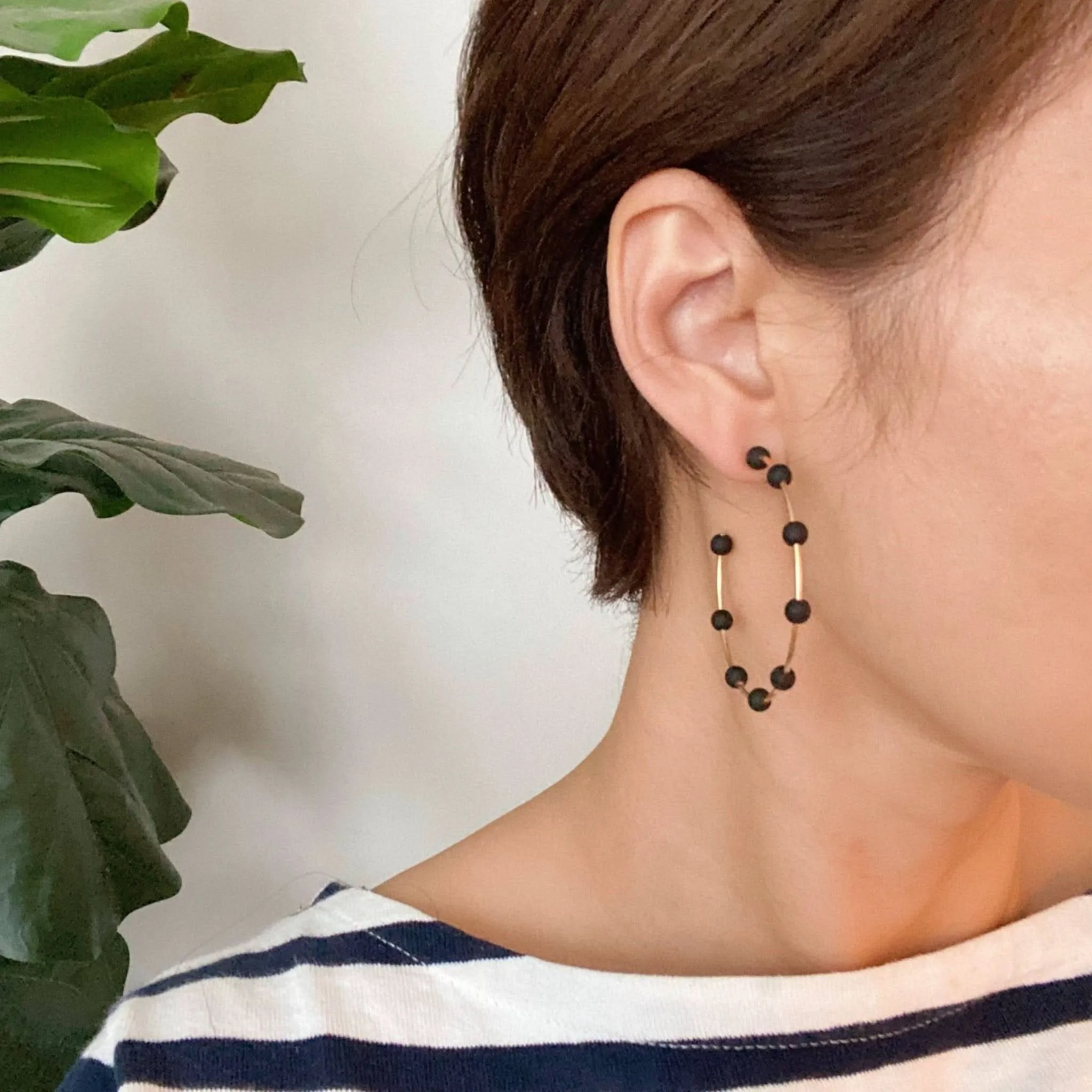 On Cloud Nine Hoop Earrings