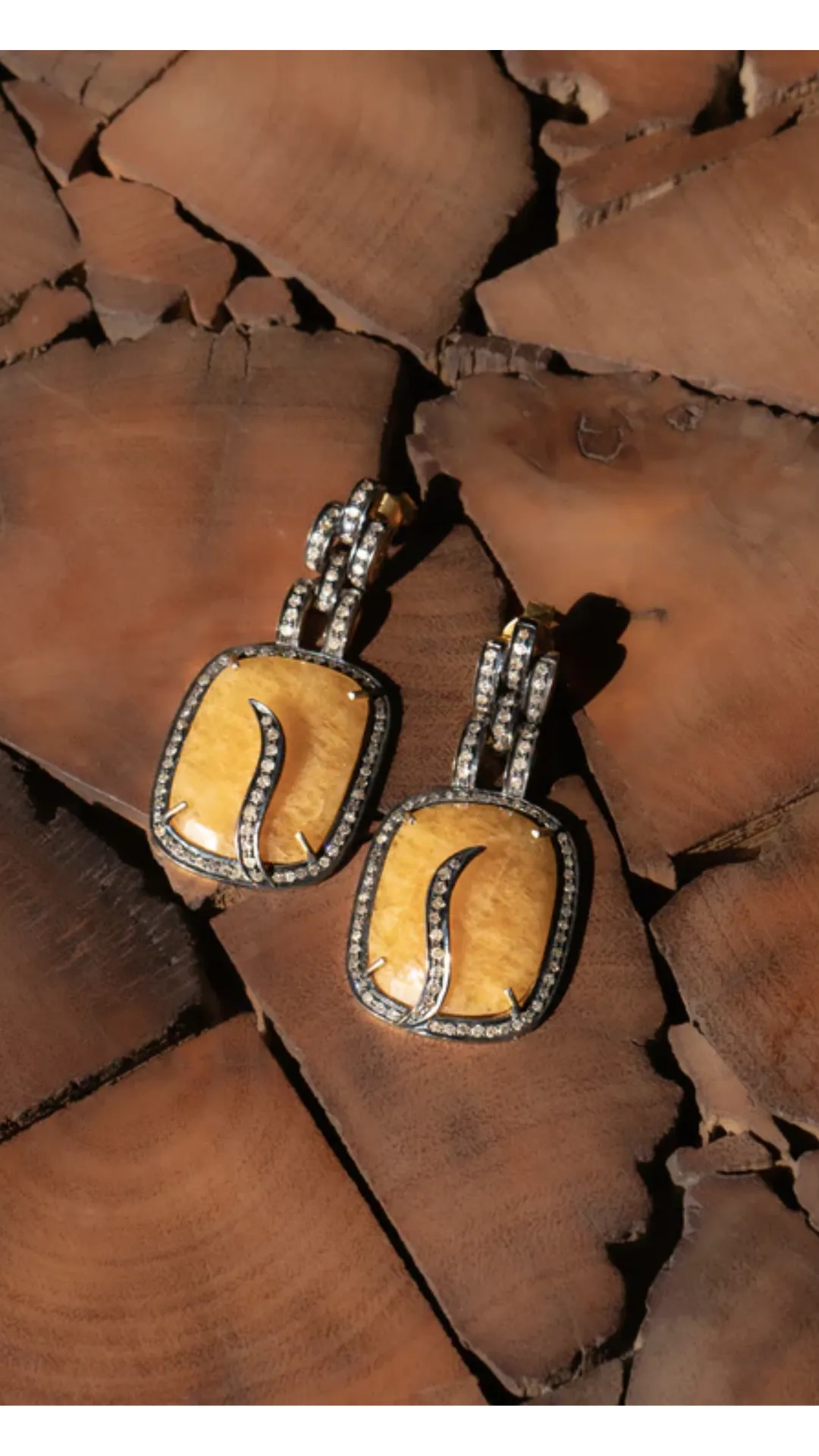 Radiant Yellow Topaz Earring