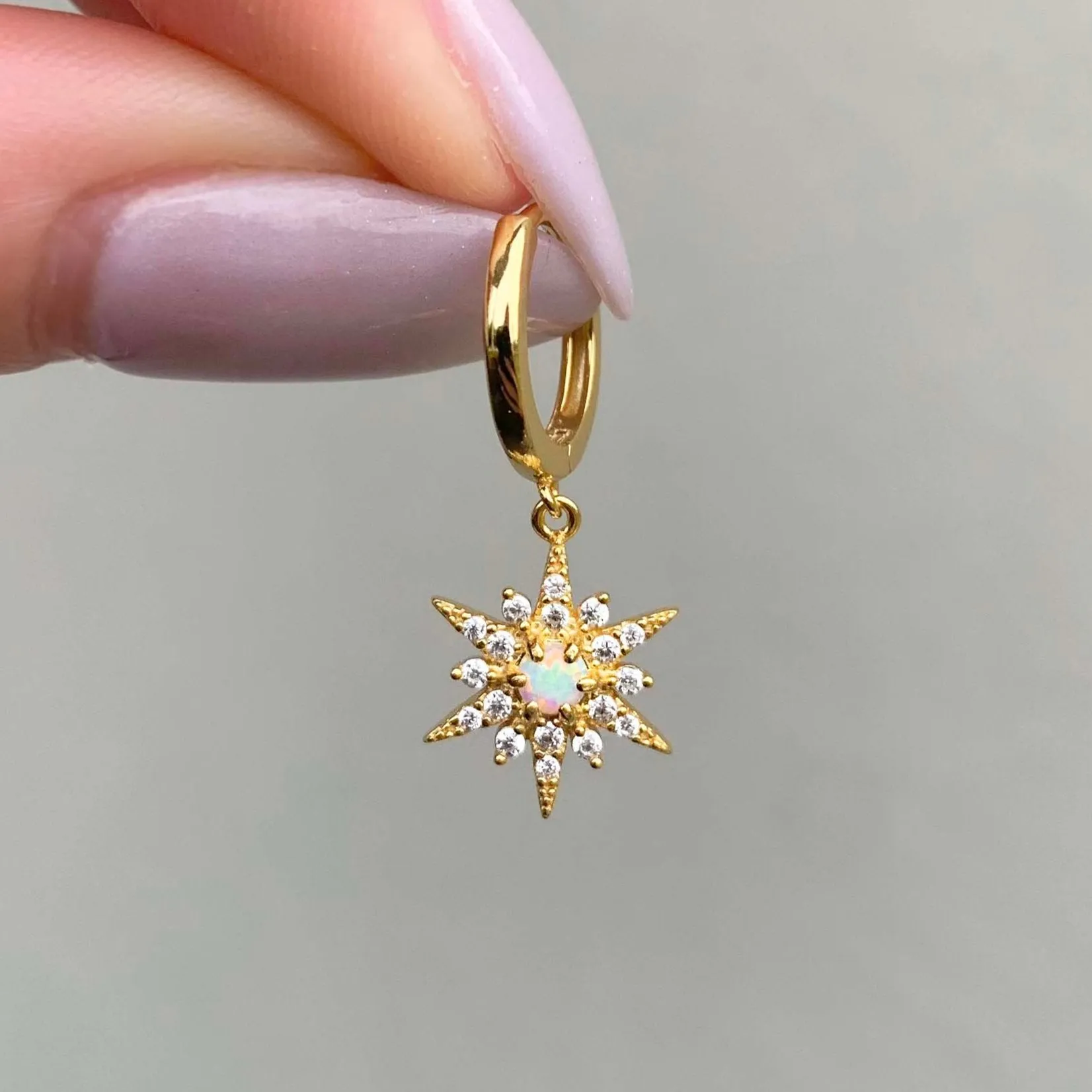 Stella Dainty Opal Earrings