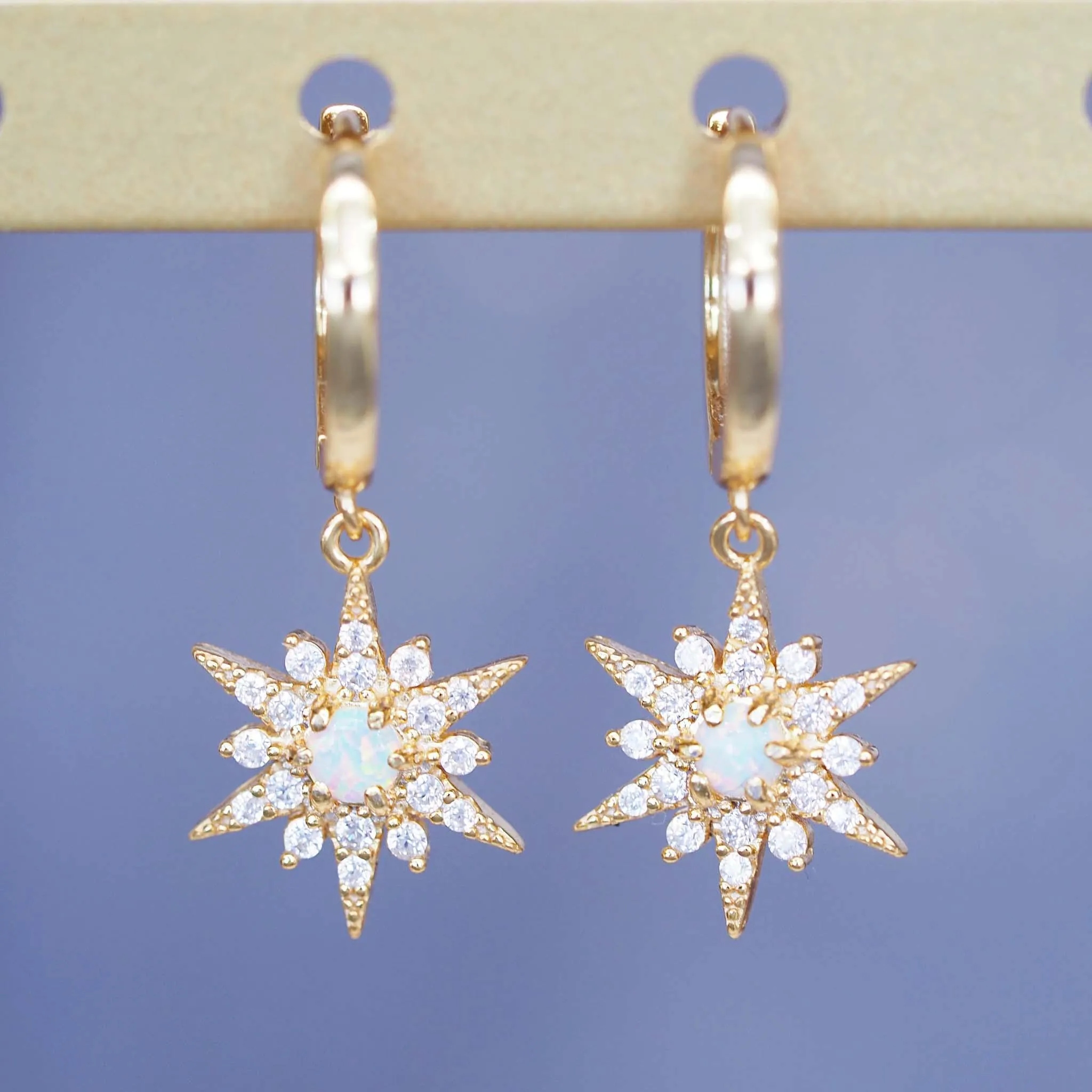 Stella Dainty Opal Earrings