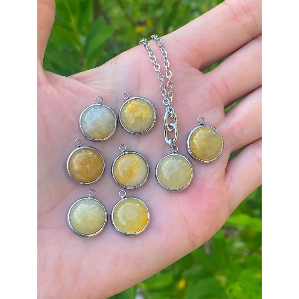 STONE CHARM NECKLACE
