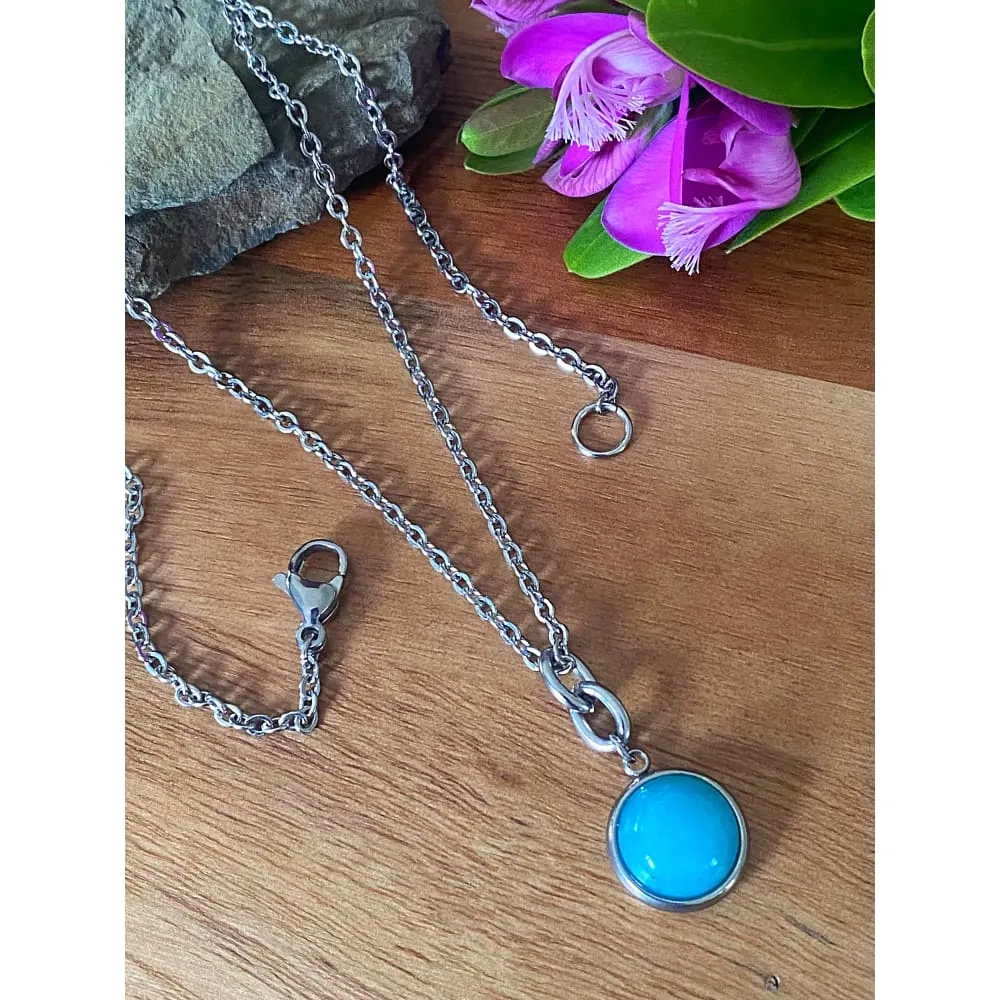 STONE CHARM NECKLACE