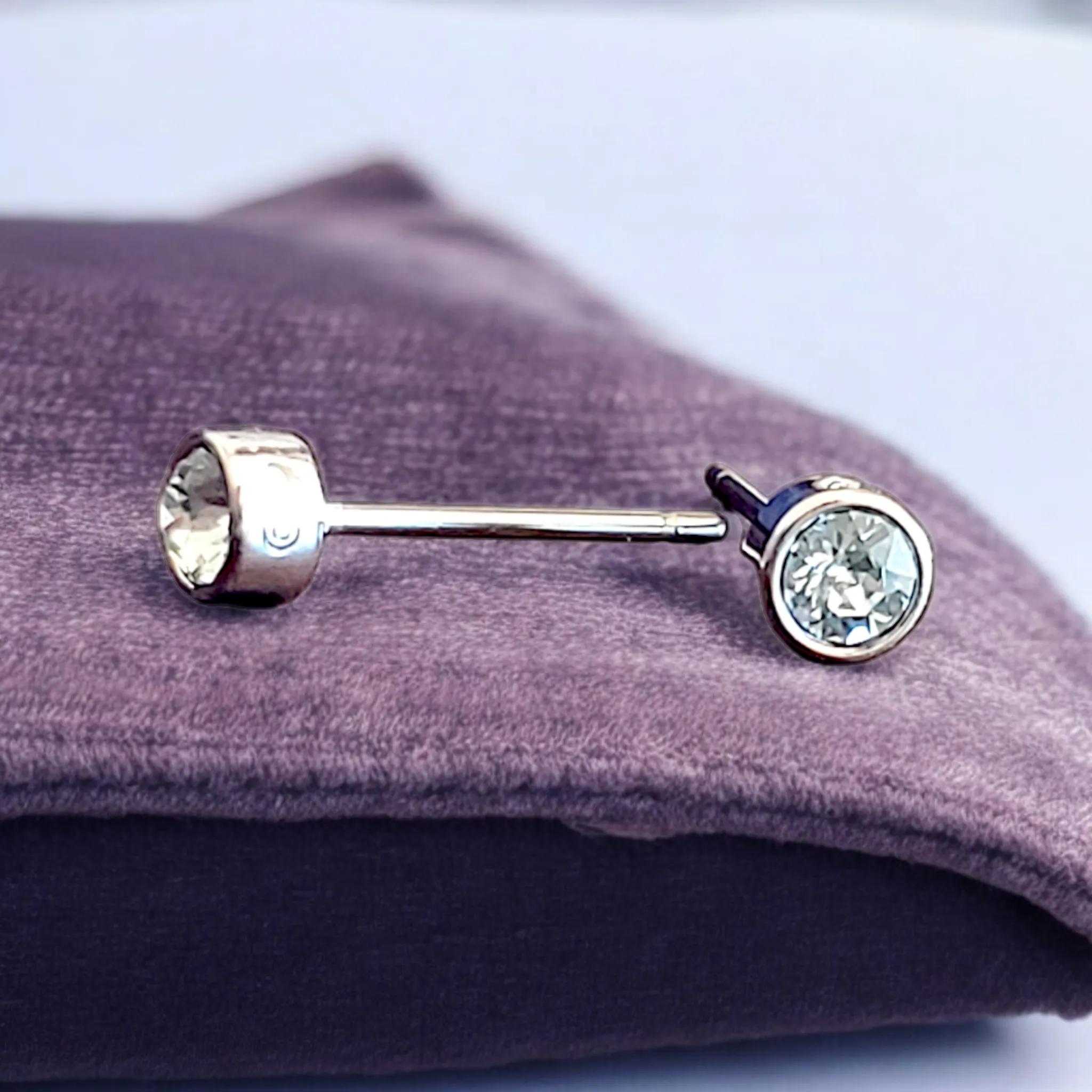 SWAROVSKI Lazo Crystal Stud Earrings