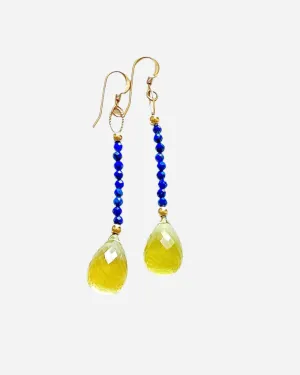 Ukrainian solidarity earrings